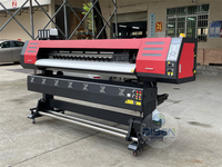 Imprimante Grand Format Éco-Solvant Disen 1,6 m 1,8 m à Tête I3200 DX5 et Traceur de Découpe Vinyle Tout-en-un