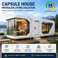 Cápsulas Espaciales Prefabricadas de Acero, Ideales para Viajes y Campamentos al Aire Libre, Impermeables, para Dormitorio, Parque y Sala de Estar
