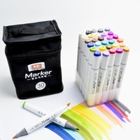 Ensemble de stylos de dessin et de peinture à double pointe, marqueurs permanents à base d'alcool pour l'art