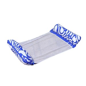 TANYOZHE Inflatable Water <b>Hammock</b> 122x70cm Patterned Floating Lounger For Adults Pool Use - Product Image 4