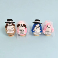 Muñecos de Ganchillo Hechos a Mano, Diseño Único y Divertido, Adornos Decorativos, Ideales para Bodas, Amigurumi, Venta al Por Mayor