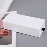 Boîtes en carton personnalisables écologiques avec doublure en éponge pour bijoux, gaufrage pour emballage cadeau de colliers, boucles d'oreilles et bagues