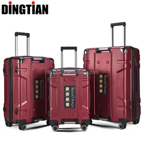 Factory new design ABS PC carry-on travel trolley suitcase travelling bags luggage sets Customized koffer Luxury luggage OEM