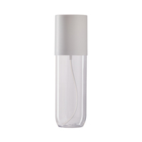 Flacon pulvérisateur de luxe en plastique dépoli pour animaux de compagnie, 80, 100, 120, 130, 150 ml, sérigraphié, couleur personnalisée, pour cosmétiques, visage, corps, brume fine