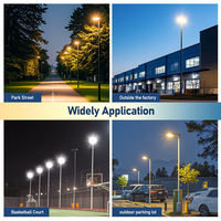 Lampe de rue LED étanche IP65 AC 220V 6000K avec détecteur de mouvement, en alliage d'aluminium, certifiée CE, garantie 1 an, vente directe usine OEM