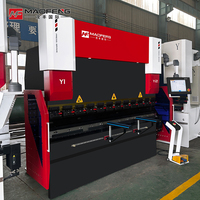 Presse plieuse hydraulique CNC synchronisée automatique avec moteur haute puissance pour l'aluminium et l'acier au carbone