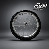 Ensemble de roues Supermoto avant et arrière de 17 pouces pour Sur-Ron Ultra Bee, kit de moto tout-terrain semi-slick de qualité compétition en aluminium CNC