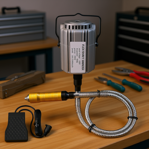 Amoladora de Eje Flexible de 780W, Mandril de 3 Mordazas de 1/4 de Pulgada, Velocidad Variable de 500 a 23000 RPM, Herramienta para Tallado de Joyería - Product Image 2