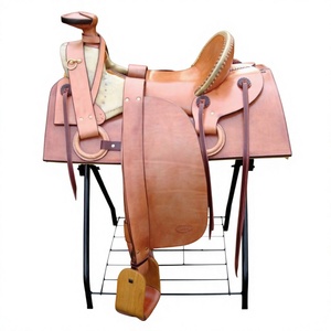 Selle de course anglaise en cuir véritable BS International NA94, avec arceau en bois durable, unisexe, fabriquée dans l'Uttar Pradesh, quincaillerie SUS304 - Product Image 3