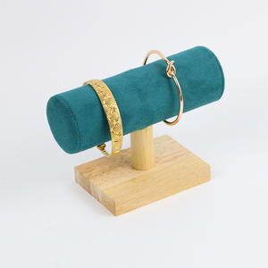 ชั้น<span class=keywords><strong>ว</strong></span>างของแบบย้อนยุคสีเขียวทำจากไม้ไผ่และเครื่องประดับ - Product Image 2