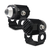 Mini Faro LED de 15W, 150LM, Doble Color Blanco y Amarillo, Delantero, IP67 Impermeable, Luces Auxiliares de Alta y Baja Intensidad
