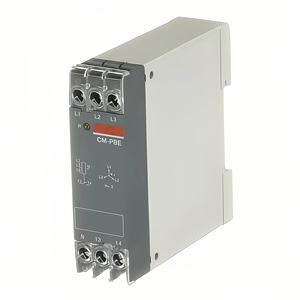 Relé Monitor de Tensão Trifásico CM-PBE para Proteção Contra Falha de Fase de Baixa Potência, Miniatura para Trilho DIN com Potencial de Assimetria - Product Image 1