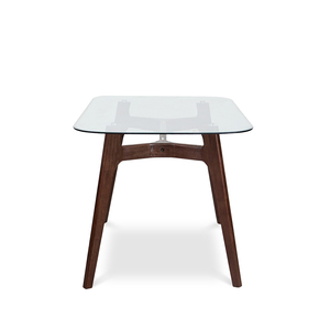 Kitchen with <strong>Oak</strong> Legs Dining <strong>Table</strong> <strong>Top</strong> Glass Dining <strong>Table</strong> - Product Image 2