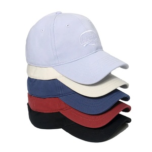 Gorras de Béisbol de 6 Paneles Bordadas Impermeables de Algodón, Gorras de Moda Unisex con Hebilla de Metal y Logotipo Personalizado - Product Image 6