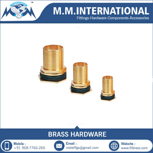 Meilleure qualité en laiton cloison filetée réservoir d'eau raccords de plomberie accessoires de l'Inde au prix d'usine - Product Image 6