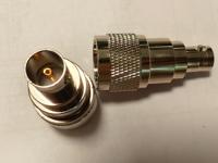 Conector Coaxial Terminator Macho BNC 75 Ohmios 3GHz VSWR 1.3 1000V Resistente 1000M Aislamiento Modelo BNC-75F-T