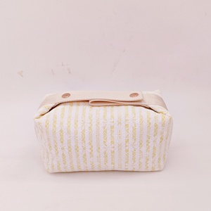 Fashion Women Eco-Friendly Large Lace <b>Makeup</b> Bags Reusable Custom DIY Zipper Soft Handle <b>Storage</b> Pouches Portable Travel - Product Image 2