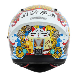 Thiết kế cá nhân ống kính lớn 3C, mũ bảo hiểm xe máy đầy đủ khe cắm, dễ uống nước, nói và ăn - Product Image 5