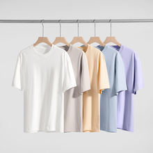 T-shirts Streetwear Boxy à Col Rond et Manches Courtes 100% Coton 250 GSM Coupe Classique Impression Sérigraphique Directe Usine pour Tenues d'Équipe - Product Image 3