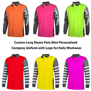 Camiseta Polo <span class=keywords><strong>de</strong></span> Seguridad <span class=keywords><strong>Americana</strong></span> Personalizada <span class=keywords><strong>de</strong></span> Alta Visibilidad con Bloques <span class=keywords><strong>de</strong></span> Color, Camisa <span class=keywords><strong>de</strong></span> <span class=keywords><strong>Trabajo</strong></span> Reflectante <span class=keywords><strong>de</strong></span> Manga Larga <span class=keywords><strong>de</strong></span> Alta Visibilidad, <span class=keywords><strong>Ropa</strong></span> <span class=keywords><strong>de</strong></span> <span class=keywords><strong>Trabajo</strong></span> para Construcción - Product Image 6