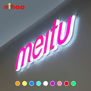 NIHAO Enseignes lumineuses LED personnalisables en métal pour centres commerciaux - Product Image 4