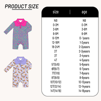 Polo kraag lange mouw bamboe baby romper knoopsluiting baby pyjama gekraagde newborn kleding CPC CPSIA gecertificeerd