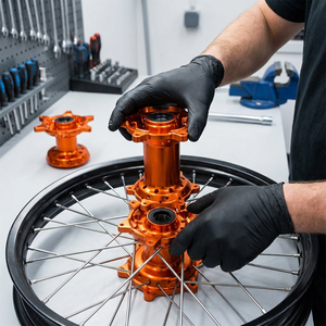 Accesorios para Motocicletas Todoterreno, Buje de Rueda Universal de Aleación de Aluminio CNC <span class=keywords><strong>125</strong></span>-530 03-17 - Product Image 4