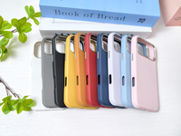 Funda Protectora de TPU + PC para iPhone 17 16 15 Plus Pro Max, Textura de Cuero de Lujo, Tacto Suave, Personalizable, Antigolpes