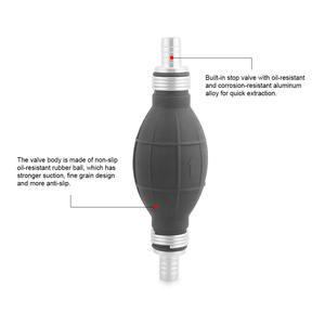 ปั๊มน้ำมันเชื้อเพลิงแบบมือถือ MG Automotive และ Motorcycle  ทำจากยาง  สำหรับฉีดน้ำมันเชื้อเพลิง  ขนาด 6/8/10/12 มม.  ใช้ได้กับน้ำมันเบนซิน/ดีเซล - Product Image 3