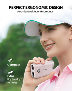 माइली pf1 अल्ट्रा-लाइट गुलाबी गोल्फ रेंज फाइंडर 1000 गज दूरी की जेब के आकार के साथ आईपी 65 वाटरप्रूफ लेजर - Product Image 5