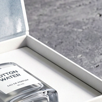 Boîte cadeau de luxe personnalisée pour Cologne blanche et boîte magnétique pour parfum avec présentoir en papier pour emballage de parfum