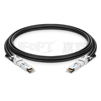 Kabel Twinax Tembaga Aktif QSFP-DD 800Gbps 3m Interkoneksi Kepadatan Tinggi untuk Pusat Data LAN/LAN Nirkabel 5G