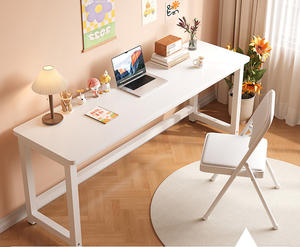 सरल कार्यालय डेस्क होम डेस्कटॉप कंप्यूटर डेस्क लर्निंग और सरल सफेद तालिका लिखना - Product Image 5