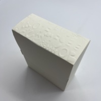 Boîte en carton pliable recyclable de qualité alimentaire, avec revêtement UV, estampage à chaud et gaufrage pour l'emballage de gâteaux, boissons et liquides