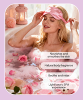 Coffret Cadeau de Bombes de Bain Aromatiques aux Fleurs Séchées Colorées – Relaxation, Sommeil, Nuit Romantique, Effervescences SPA pour la Maison et les Voyages – Cadeau pour Femmes et Hommes – OEM