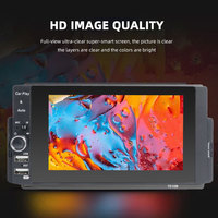 Caméra de recul HD 5,5 pouces, autoradio 2DIN, Mirror Link, amplificateur, aide au stationnement mains libres, carte SD, USB, écran tactile capacitif, garantie 1 an