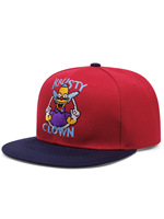 Casquette de baseball personnalisée en coton à 5 panneaux Casquette de camionneur en maille Petit logo à bord incurvé Arcs de fruits d'extérieur sportifs Motifs de lettres à pois