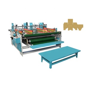 ZHENHUA-BZX incollatrice semiautomatica della cartella della scatola di cartone ondulato che fa l'incollatrice piegante della scatola della pressa-Fit del cartone - Product Image 1