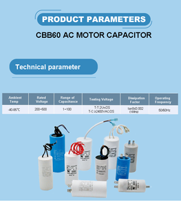 <span class=keywords><strong>Condensateur</strong></span> à double course <span class=keywords><strong>de</strong></span> moteur rond fendu <span class=keywords><strong>de</strong></span> haute qualité pour climatiseur - Product Image 6