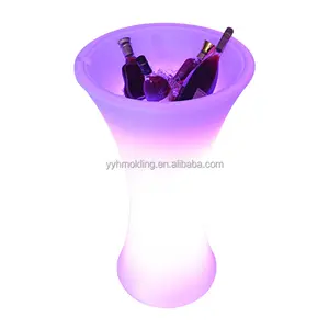 Plateau à vin en plastique avec LED, livraison gratuite, rôtissoire noire/blanche à boisson/seau à glace