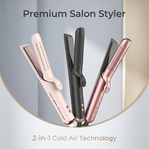 360. Cool Airflow Styler Professionnel 2-en-1 Fer à lisser automatique et lisseur plat 5 réglages de chaleur Chauffage PTC Outils de salon en gros Céramique pour cheveux - Product Image 3