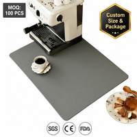 Tapis de bar à café absorbant multi-usages, dissimule les taches, tapis de séchage de vaisselle, tapis à café, tapis de séchage pour comptoir de cuisine et bar