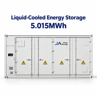 Système de stockage d'énergie par batterie (BESS) en conteneur de 5 MWh refroidi par liquide JA Solar avec PCS, EMS et BMS