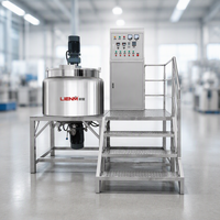 Machine de fabrication de savon liquide 500L en acier inoxydable SUS316L avec agitateur et fonction de chauffage électrique pour produits chimiques - Vente en gros usine