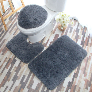 Set di 3 <span class=keywords><strong>Tappeti</strong></span> da <span class=keywords><strong>Bagno</strong></span> <span class=keywords><strong>Moderni</strong></span> Morbidi e Assorbenti, Tappetino <span class=keywords><strong>per</strong></span> WC e <span class=keywords><strong>Bagno</strong></span> in Morbida Fibra Soffice - Product Image 4