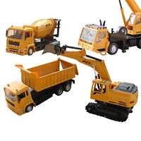 Aohai – excavatrice électrique en métal à 8 canaux, véhicule de construction, jouet pour enfants, modèle de camion d'ingénierie de simulation Nx