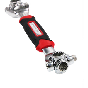 Llave de trinquete universal 8 en <span class=keywords><strong>1</strong></span> para reparación de automóviles Mango de goma Dogbone Llave de varios cabezales 52 en <span class=keywords><strong>1</strong></span> Llave de vaso - Product Image 5