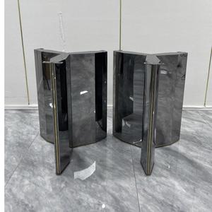 Soportes para Patas de Mesa de Comedor de Acero Inoxidable con Acabado Espejo, Diseño Moderno, Resistentes, Fácil Instalación, Estilo Lujoso para Losas de Piedra - Product Image 1