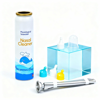 Vente en gros de flacons inhalateurs médicaux nasaux en aluminium métallique miniatures de 20 ml, 30 ml, 50 ml avec pompe pulvérisateur