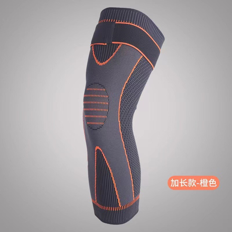Orange long strap-mugwort knee pads
